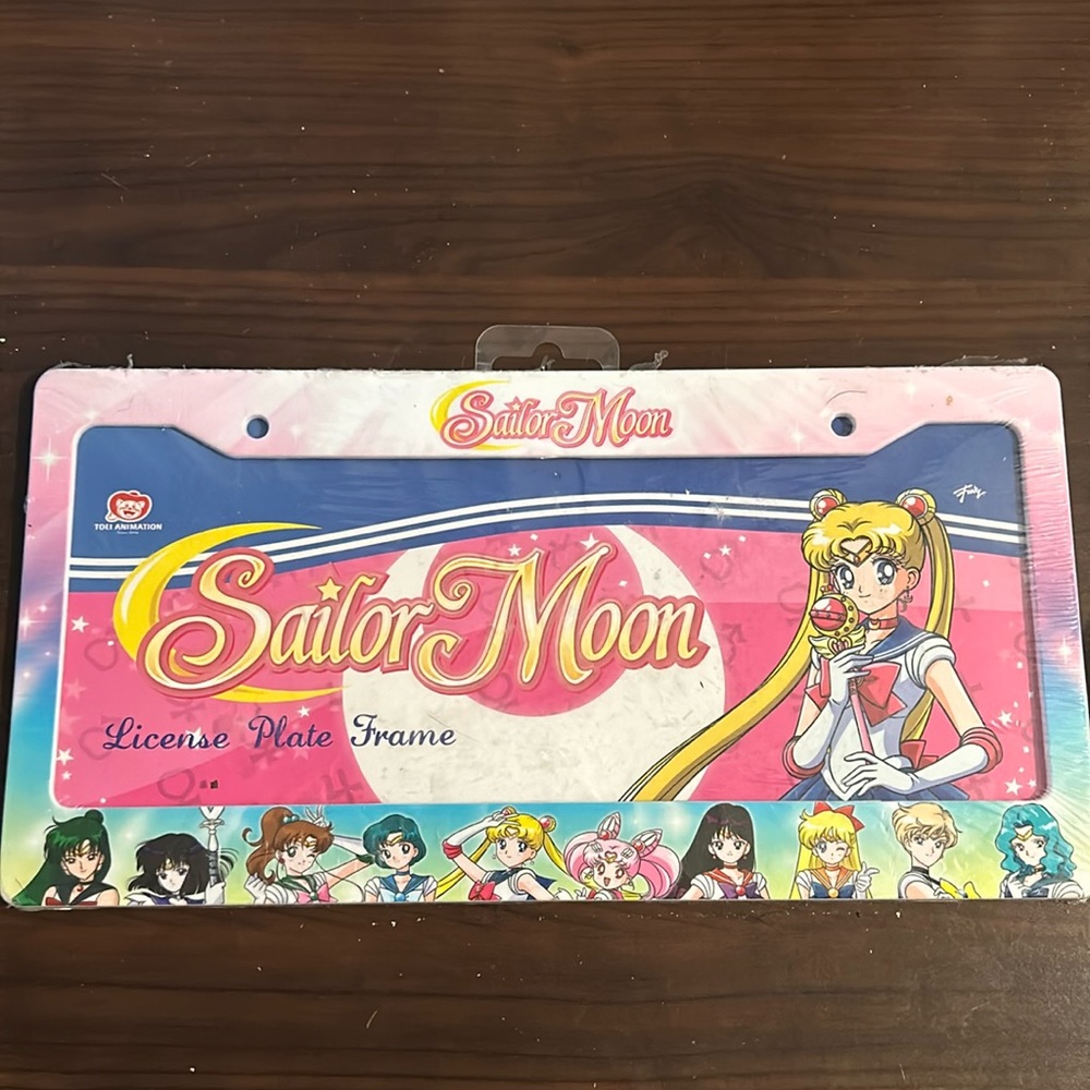 Sailor Moon license plate frame